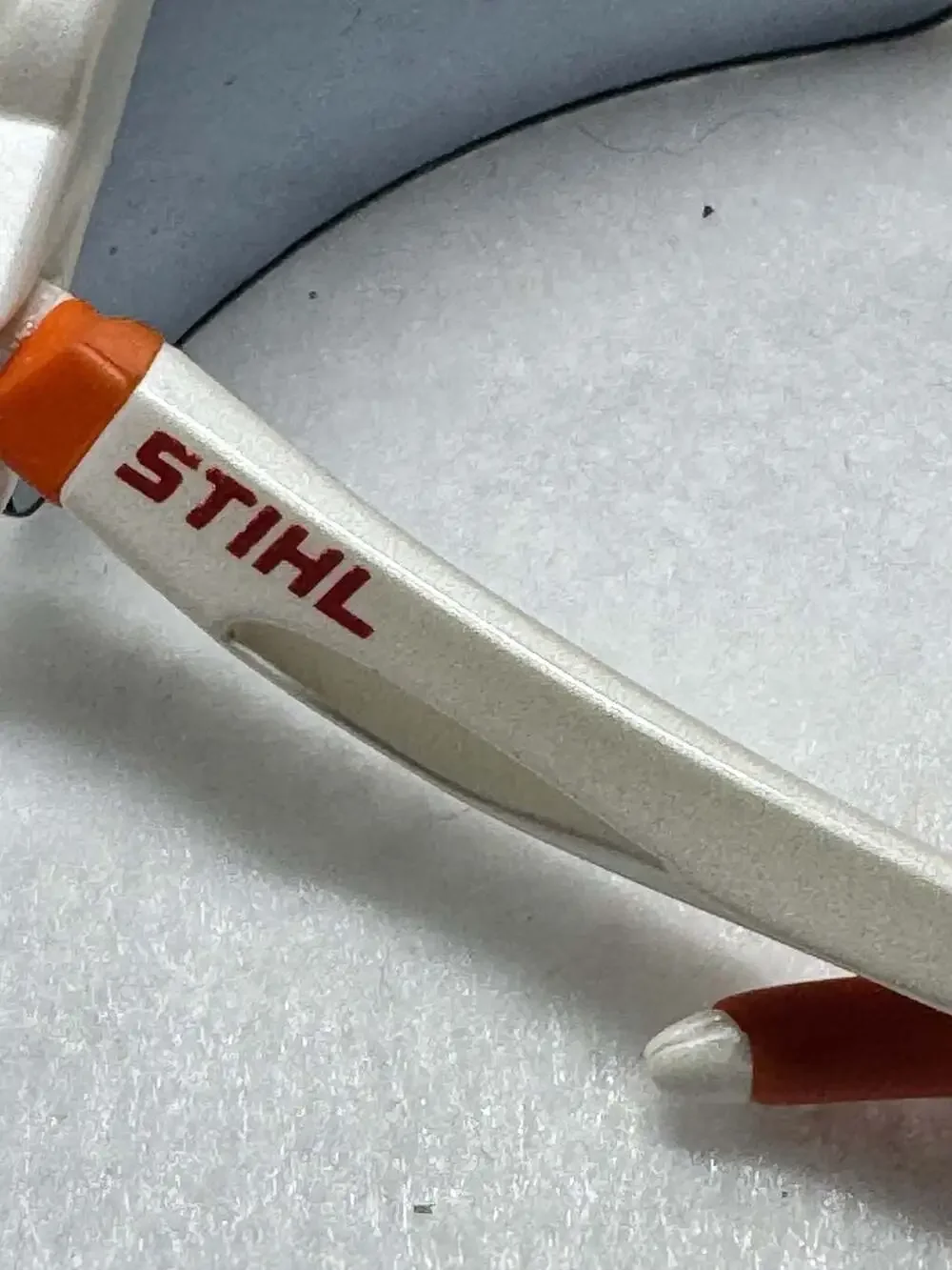 STIHL  Sport Protective Safety Glasses with White Frame and Silver Mirror Lens